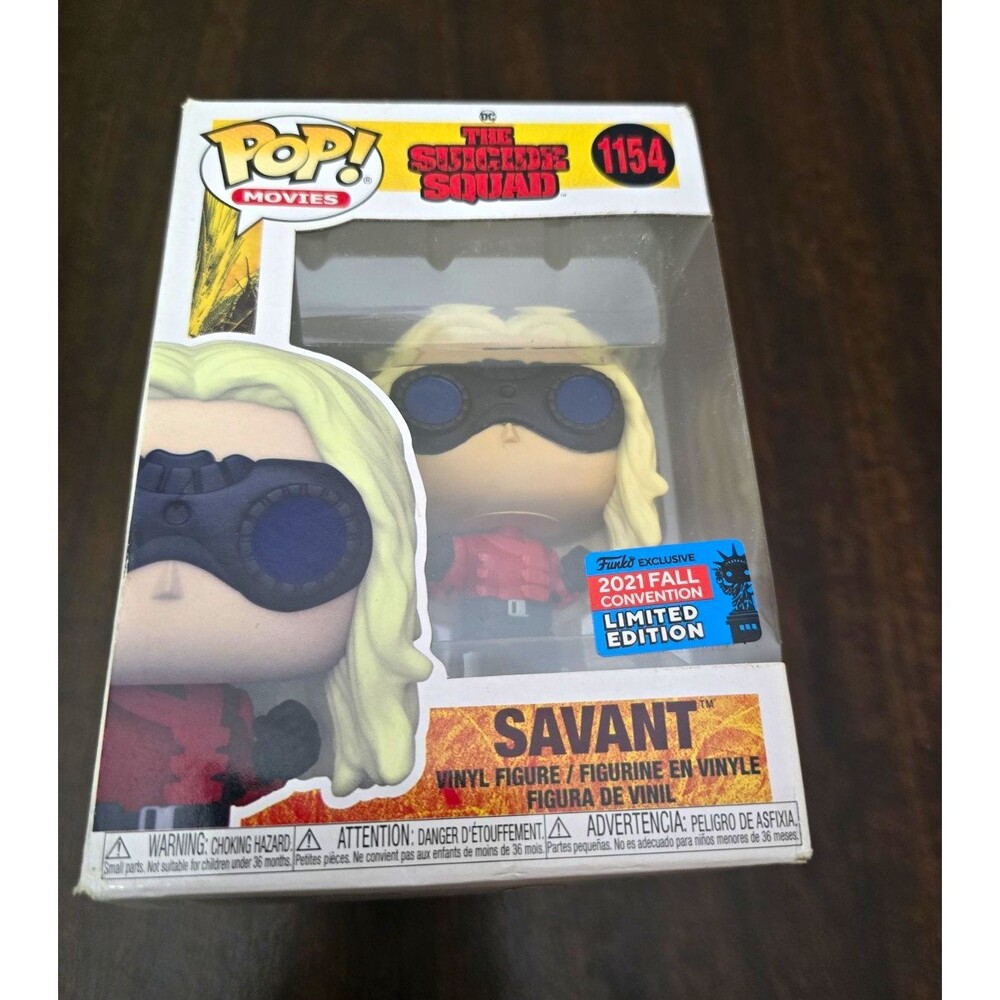 Funko Pop! Movies The Suicide Squad Savant #1154 Vinyl Exclusive Boxed LE damage